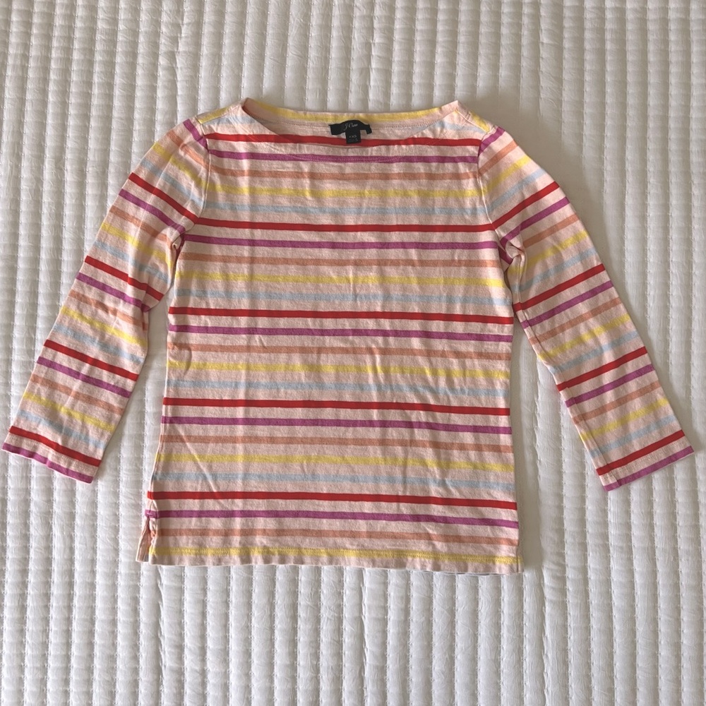 J. Crew Striped Top with Stripes XXS
